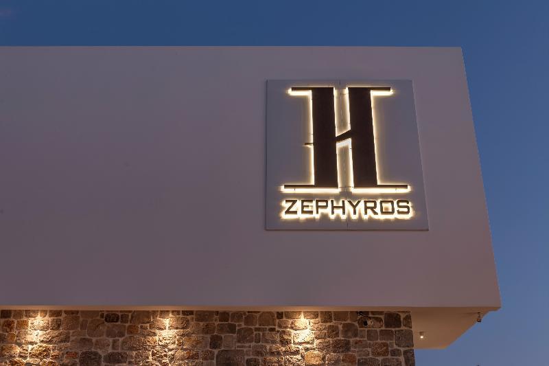 Zephyros Hotel Myrties Extérieur photo